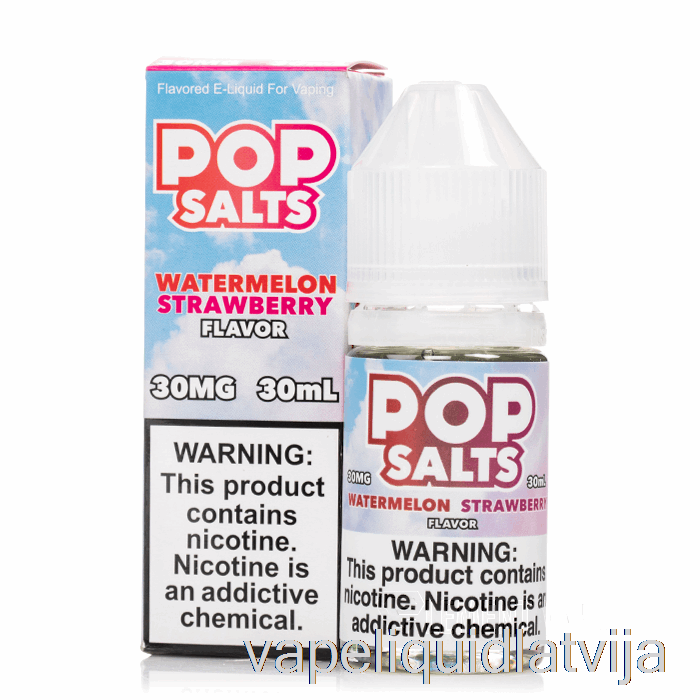 Arbūzs Zemeņu - Popsāļi - 30ml 30mg Vape šķidrums